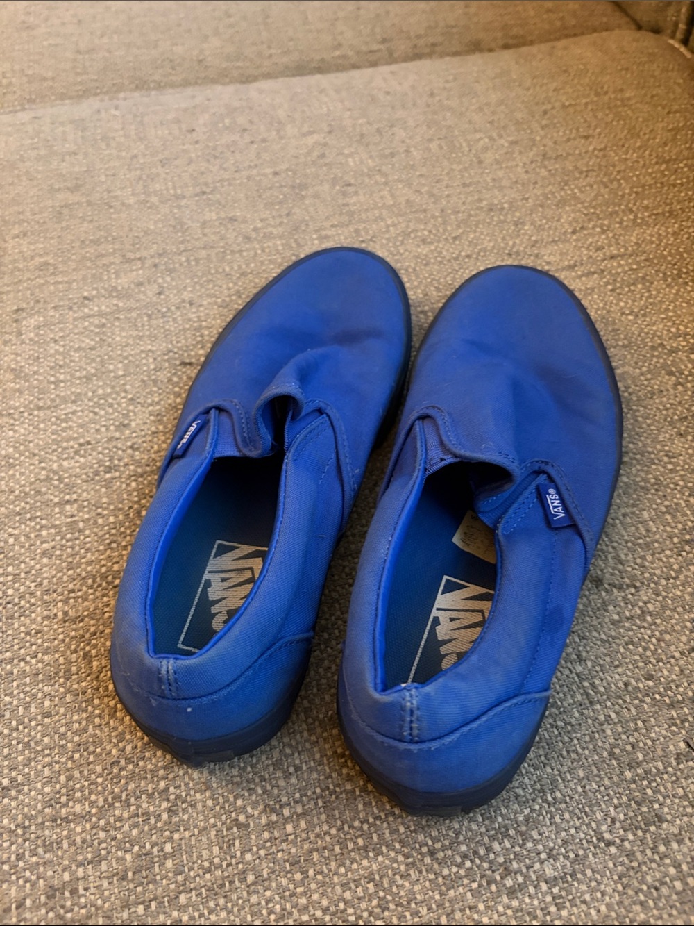 Vans Slip-On Canvas Shoes - Royal Blue